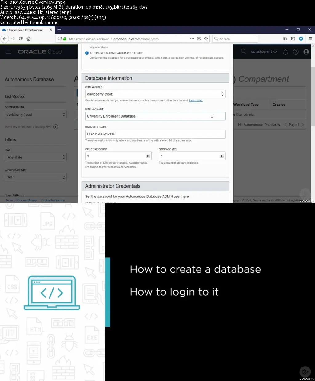 Oracle Autonomous Transaction Processing for Developers