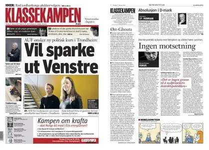 Klassekampen – 27. februar 2018