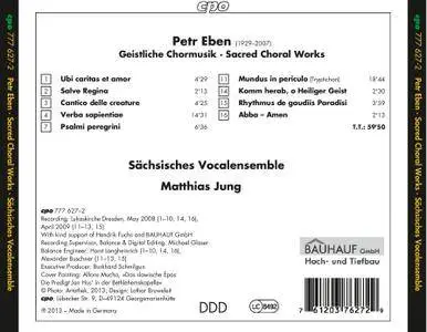 Sachsisches Vokalensemble, Matthias Jung - Petr Eben - Salve Regina: Sacred Choral Works (2013)