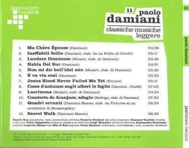 Paolo Damiani - Classiche Musiche Leggere (2016) {Casa Del Jazz}