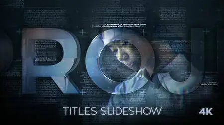 Titles Slideshow - Project for After Effects (VideoHive)