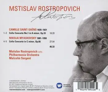 Mstislav Rostropovich - Saint-Saëns & Miaskovsky: Cello Concerto (1957/2017) [Official Digital Download 24/96]