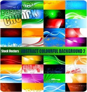 Abstract colourful background 2 - Stock Vector
