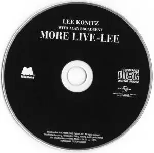 Lee Konitz with Alan Broadbent - More Live-Lee (2004) {Milestone}