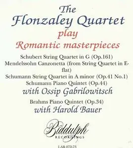 The Flonzaley Quartet Play Romantic Masterpieces · Schubert · Mendelssohn · Schumann · Brahms [2 CDs] [Re-up]