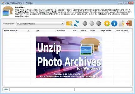 Unzip Photo Archives 2.1 Build 1802.15