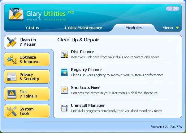 Glary Utilities PRO Multilingual  2.17.0.776-ARN