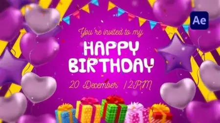 Videohive - Happy Birhday 39730924