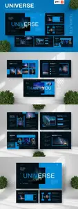 Universe - Outer Space Powerpoint Templates KVWWCMB
