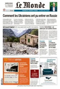 Le Monde du Jeudi 15 au Vendredi 16 Aout 2024