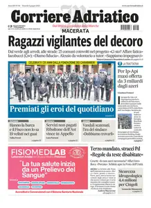 Corriere Adriatico Macerata - 6 Giugno 2025