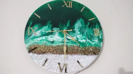 Make Your 1St Beach Resin Clock And Resin Photo Frame