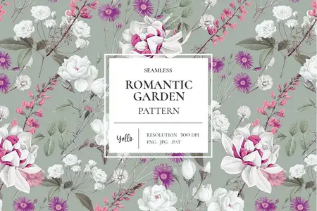 EE - Romantic Garden Pattern Q6FNLW2