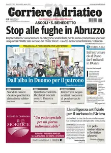 Corriere Adriatico Ascoli - 6 Agosto 2025