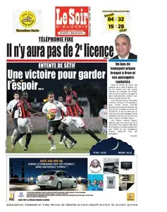 LE SOIR D ALGERIE 21  22  23  24  25  26 AOUT 2010
