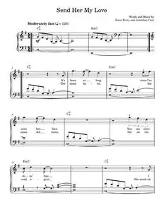 Send Her My Love - Journey, Steve Perry (Easy Piano)