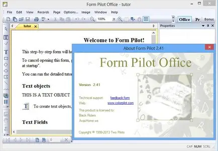Form Pilot Office 2.41