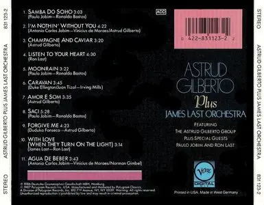 Astrud Gilberto – Astrud Gilberto plus James Last Orchestra (1986) -repost