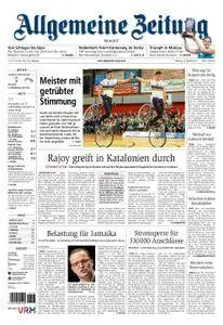 Allgemeine Zeitung Mainz - 23. Oktober 2017