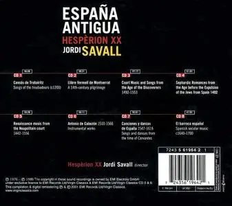 Jordi Savall, Hespèrion XX - España Antigua [8CDs] (2001)