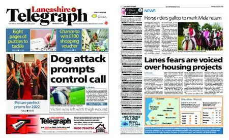 Lancashire Telegraph (Burnley, Pendle, Rossendale) – July 18, 2022