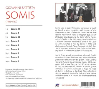 Marco Pedrona, Ensemble Guidantus - Giovanni Battista Somis: Opus IV (2015)