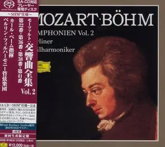 Karl Bohm & Berliner Philharmoniker - Mozart: The Symphonies, Vol. 2 (1960/69) [Japan 2018] SACD ISO + DSD64 + Hi-Res FLAC