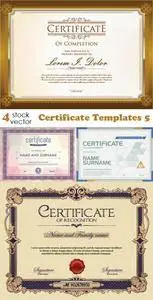 Vectors - Certificate Templates 5