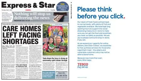 Express and Star Sandwell Edition – April 02, 2020