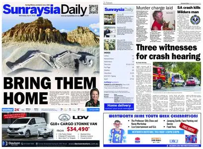 Sunraysia Daily – April 06, 2022