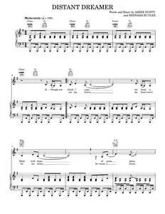 Distant dreamer - Duffy (Piano-Vocal-Guitar)