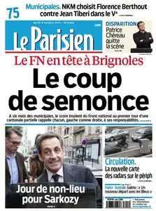 Le Parisien du Mardi 8 Octobre 2013
