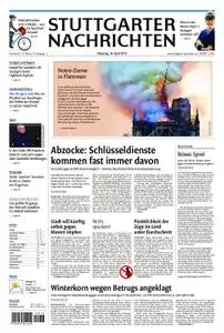 Stuttgarter Nachrichten Stadtausgabe (Lokalteil Stuttgart Innenstadt) - 16. April 2019