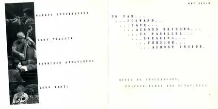 Markus Stockhausen & Gary Peacock - Cosi Lontano ... Quasi Dentro (1989) {ECM 1371}