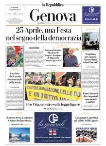 la Repubblica Genova - 25 Aprile 2024