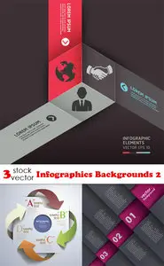 Vectors - Infographics Backgrounds 2