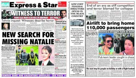 Express and Star Sandwell Edition – October 03, 2017