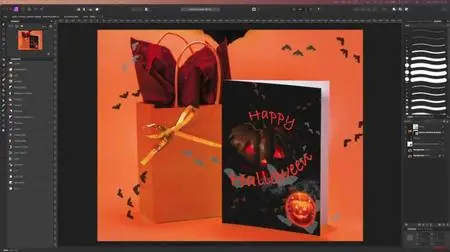 Create a Halloween card in Affinity Photo - Step by step