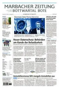 Marbacher Zeitung - 25. August 2018