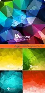 Polygon abstract background vector 2