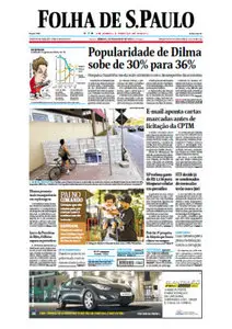 Jornal Folha de São Paulo - 10 de agosto 2013 - Sábado