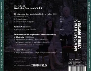 Jan Vermeulen, Veerle Peeters - Schubert: Works for Four Hands Vol. 2 (2015)