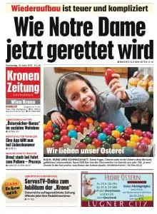 Kronen Zeitung - 18 April 2019