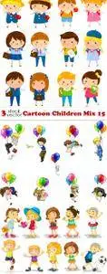 Vectors - Cartoon Children Mix 15