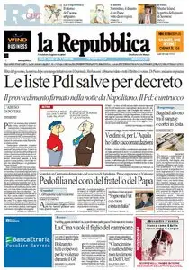 La Repubblica (06-03-10)