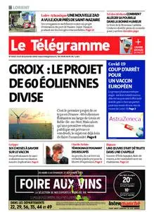 Le Télégramme Lorient – 10 septembre 2020