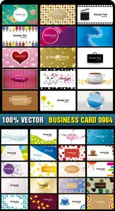 Stock Vector - Business Card 0904