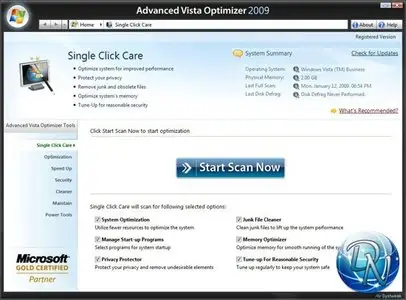Portable Advanced Vista Optimizer 2009 v3.5    
