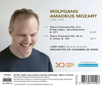 Lars Vogt, Orchestre de Chambre de Paris - Wolfgang Amadeus Mozart: Piano Concertos Nos. 9 & 24 (2023)