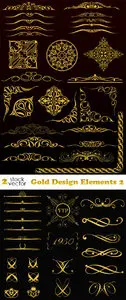 Vectors - Gold Design Elements 2